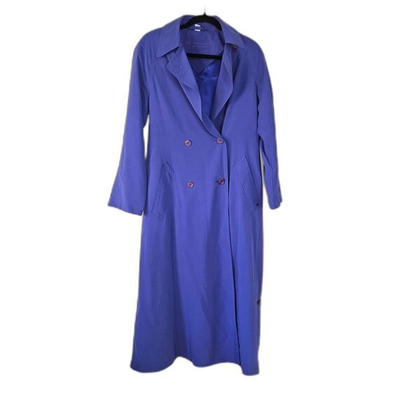Four Seasons of London Jackets & Blazers - FOUR SEASONS OF LONDON Periwinkle Lightweight Trench Coat Size 4